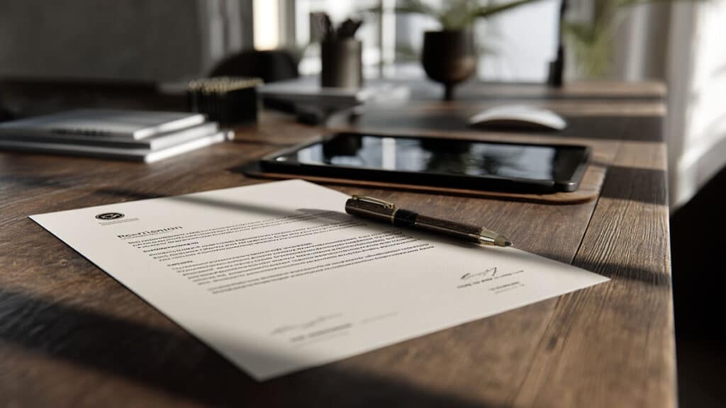 Lettre de démission